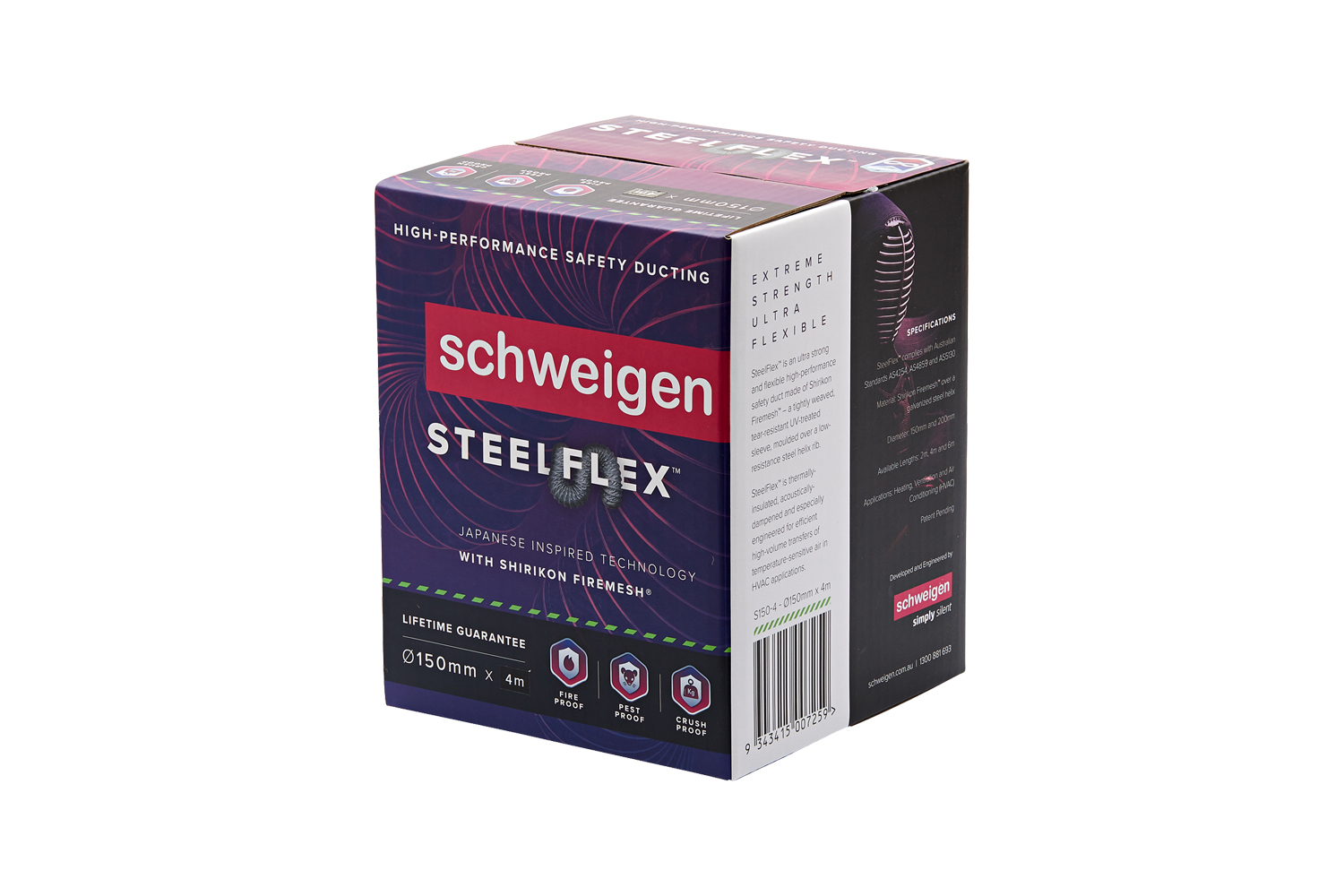 Schweigen SteelFlex™ high performance safety ducting
