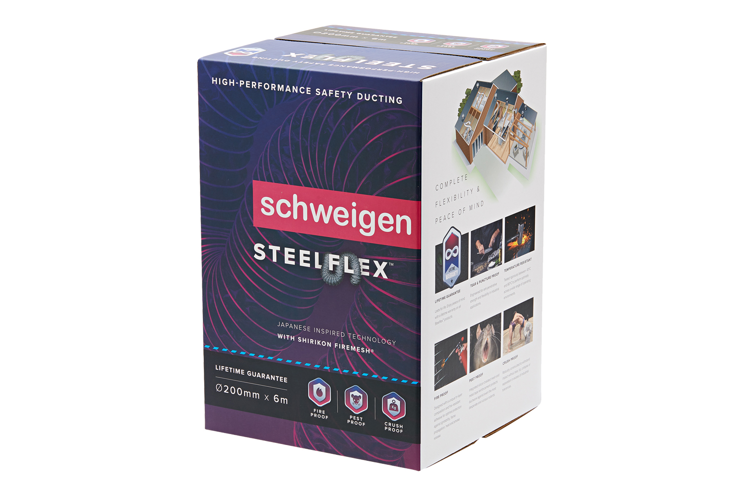 Schweigen SteelFlex™ high performance safety ducting