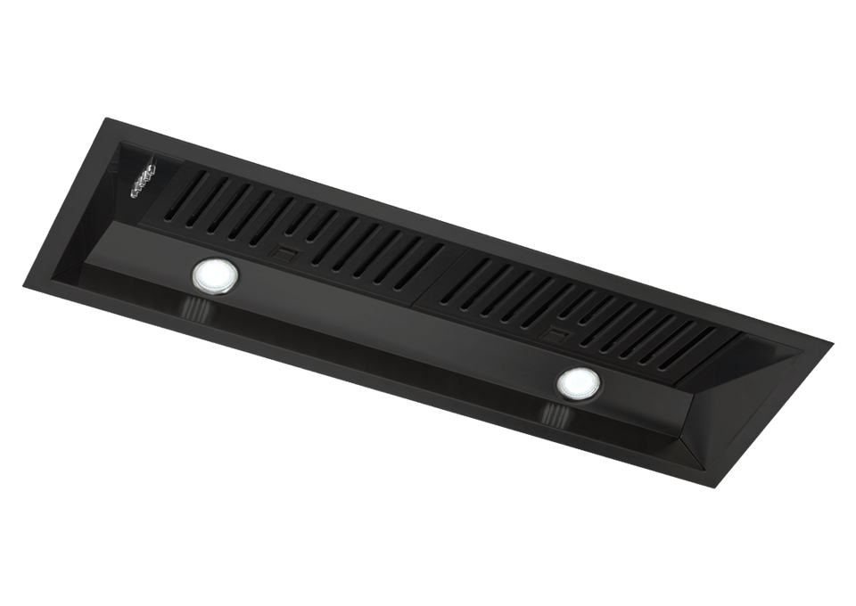 Schweigen Black Non-Silent Undermount Rangehood 900mm WINU-9B (SECOND)